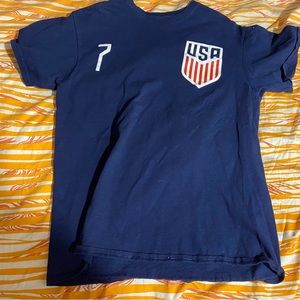 US Men’s National Team T-Shirt - No. 7 Giovanni Reyna - Size “Men’s” Medium